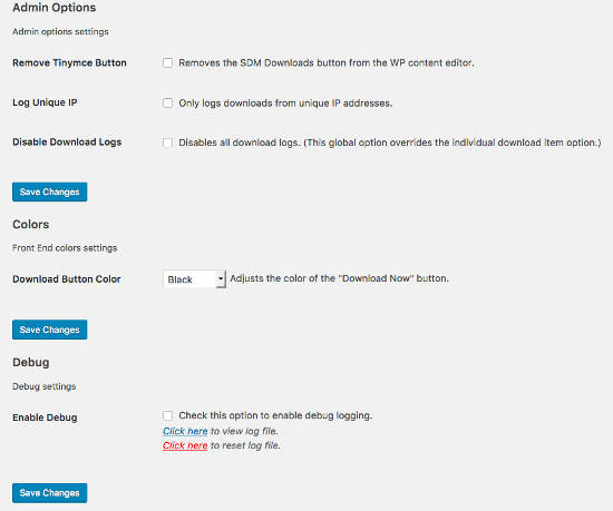 Membuat website download Simple Download Monitor Setting 2