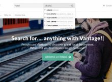 Vantage tema direktori bisni WordPress