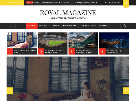 Theme WordPress Royal Magazine Free