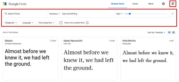Google Font wordpress