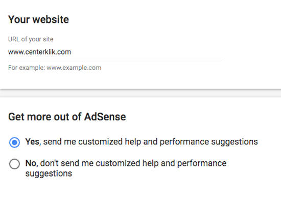 Daftar Google AdSense 1