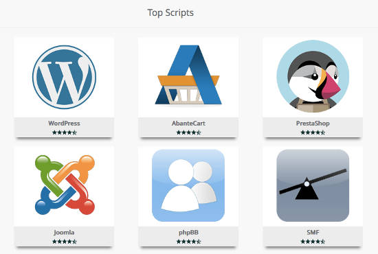 Top Script WordPress Softaculous