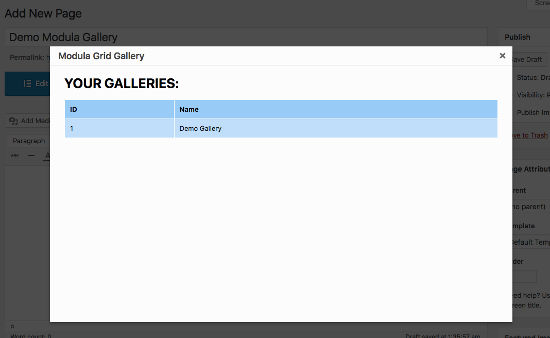 Membuat Gallery dengan Modula Gallery 8
