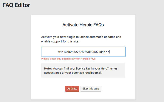 Heroic FAQ License