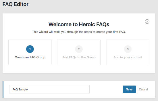 Heroic FAQ Setup 2 Membuat Halaman FAQ