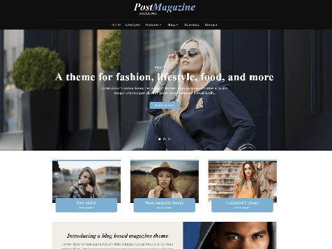 Theme WordPress PostMagazine Responsive Free