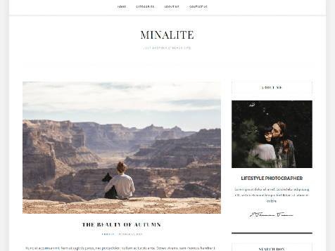 Theme WordPress Minalite Responsive Free