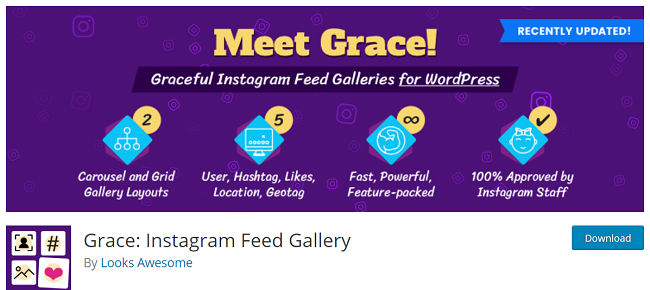 Grace-Instagram-plugin