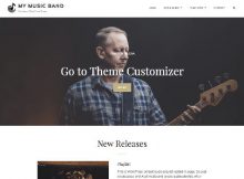Theme WordPress My Music Band Free