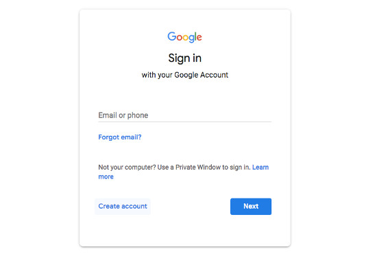 Daftar Akun Google Gmail