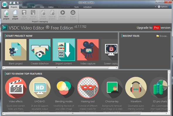 Software Video Editing Gratis VSDC Editor