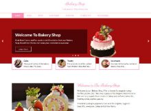 Theme WordPress Bakery Shop Responsive Free