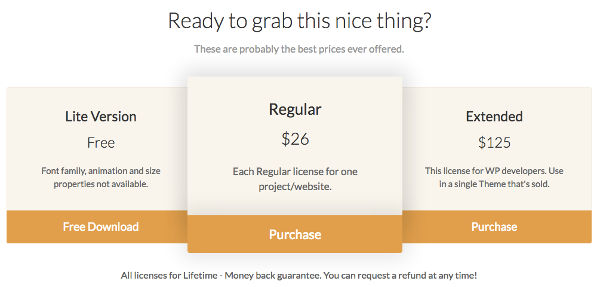 Yellow Pencil Visual CSS Editor Price