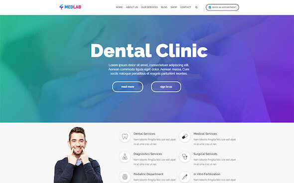 Tema WordPress Terbaik untuk Lembaga Medis 14