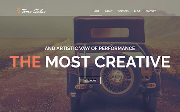 Tema WordPress Desain dan Fotografi 1