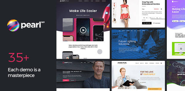 Pearl Business Theme WordPress Review 1