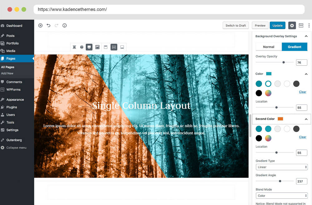 Kadence Blocks for Gutenberg 8