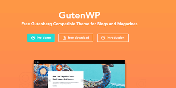 GutenWP tema WordPress gutenberg