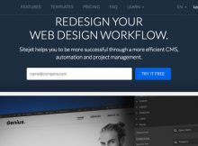 Sitejet platform web desainer