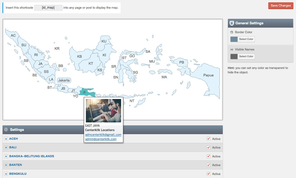WP Map Plugins Indonesia 2