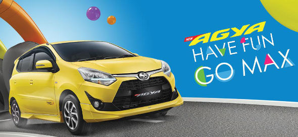 Mobil toyota new agya indonesia