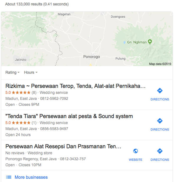 SEO Bisnis Lokal 2