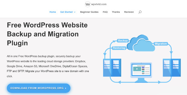 wpvivid backup wordpress 1