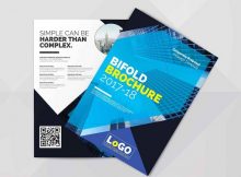 Bi-Fold template brosur gratis