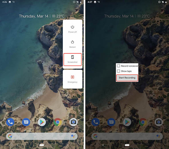fitur perekam layar android long-press-screenshot-screen-record