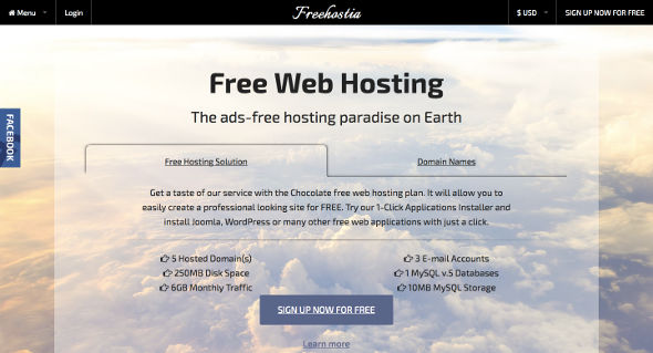 Freehostia web hosting gratis terbaik