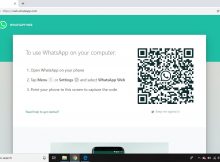 Menggunakan WhatsApp Komputer web desktop