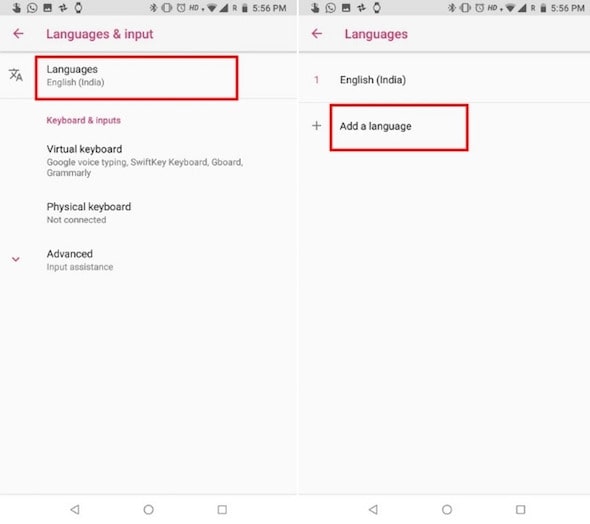 Ganti bahasa Google Chrome di Android 2