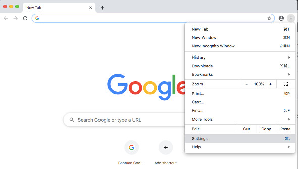 Google Chrome Settings
