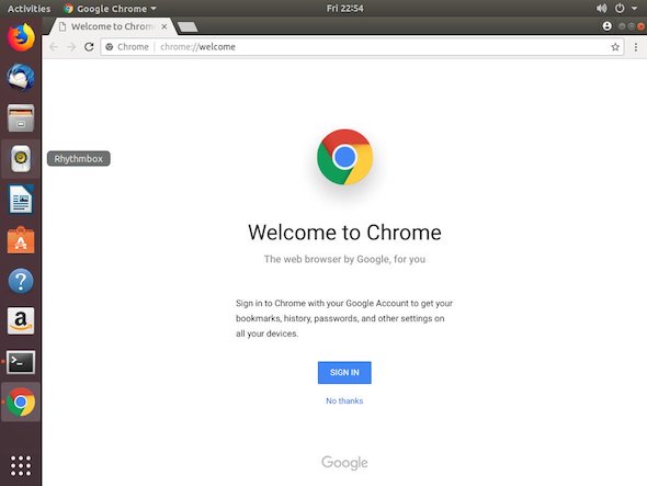 Welcome Google chrome ubuntu instal