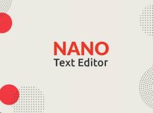 cara menggunakan nano text editor linux