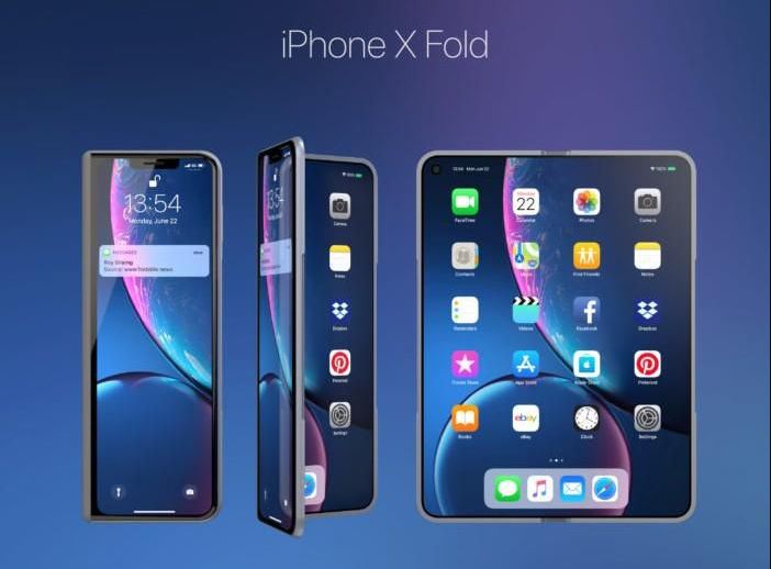 smartphone baru 2020 iphone x fold