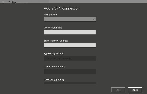 Cara mengatur VPN windows 10 4