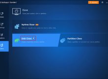 Clone hardisk AOMEI Backupper 1