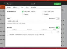 setting ubuntu dns nameservers