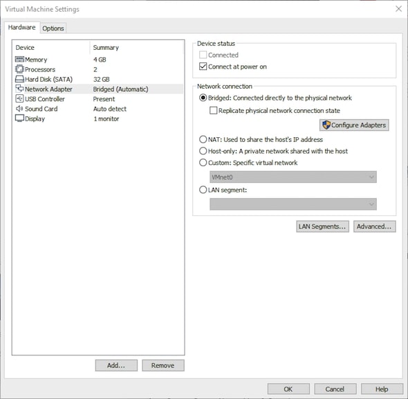 virtualbox vmware perbedaan jaringan