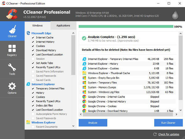 CCleaner software wajib instal