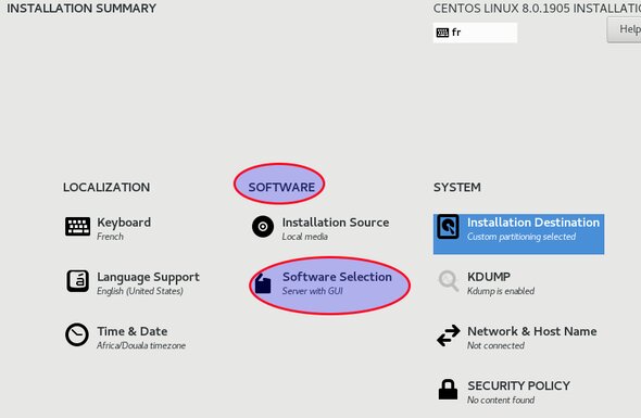22 software install CentOS 8