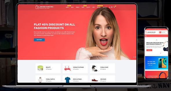 Orchid store theme responsive