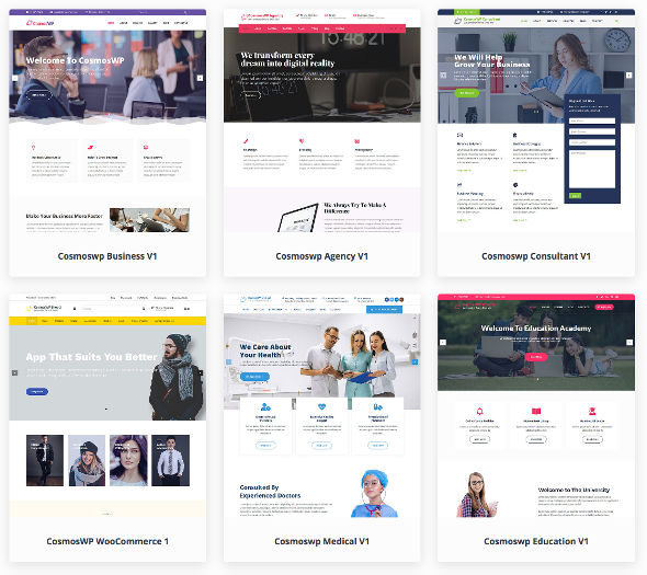 Tema Gratis CosmosWP Demo