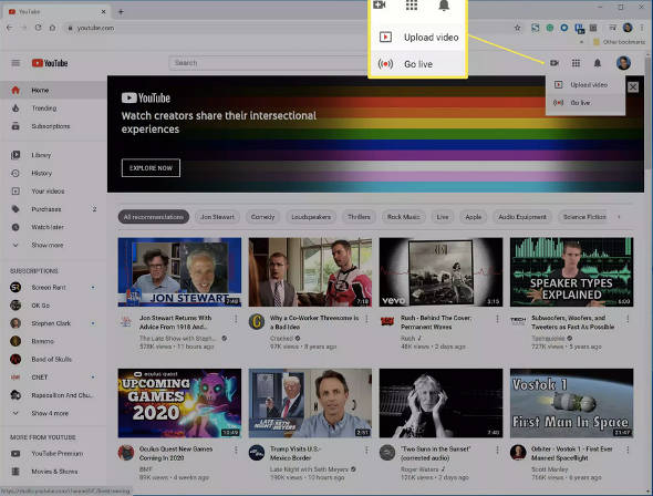 cara live streaming youtube 1