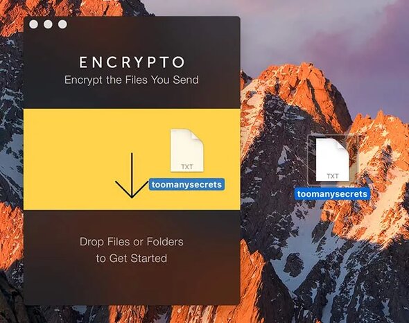 encrypto encryption enkripsi file mac