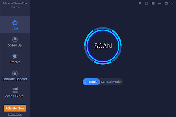 Advanced SystemCare 14 Main Screen
