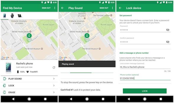 find my device google