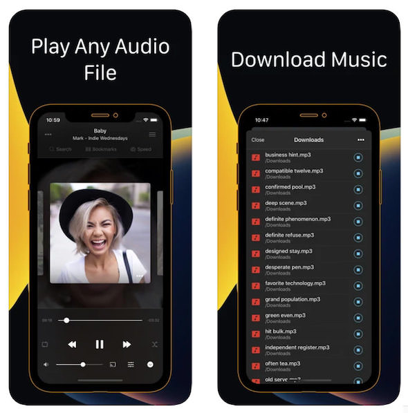 Aplikasi pemutar musik iphone Flacbox