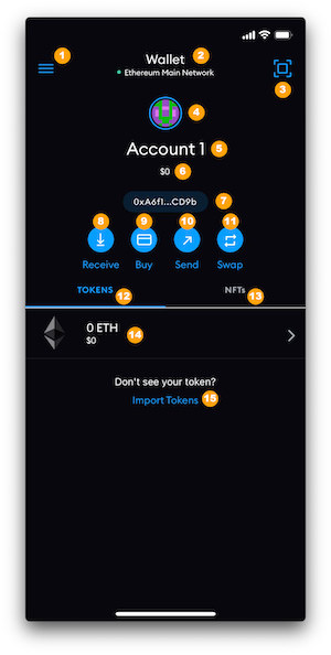 metamask interface
